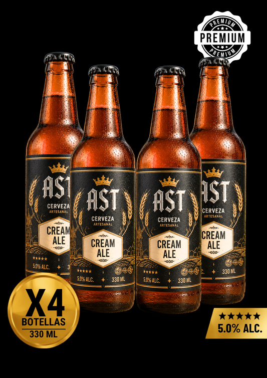 Cream Ale · Suave desde el primer sorbo.